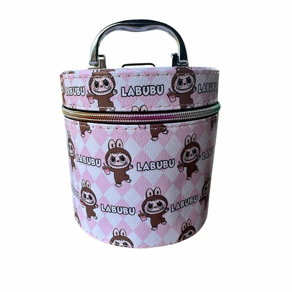 Monsters Bucket Bag/Makeup Case with Mirror and Strap
