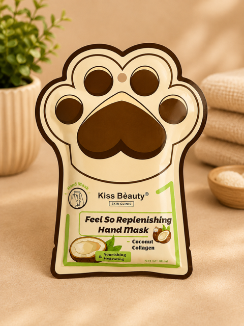 Kiss Beauty Coconut Collagen Hand Mask