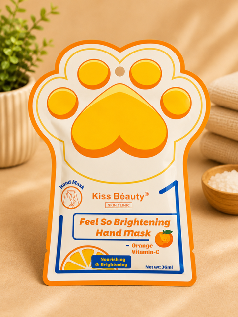 Kiss Beauty Hand Mask (Orange Vitamin C)
