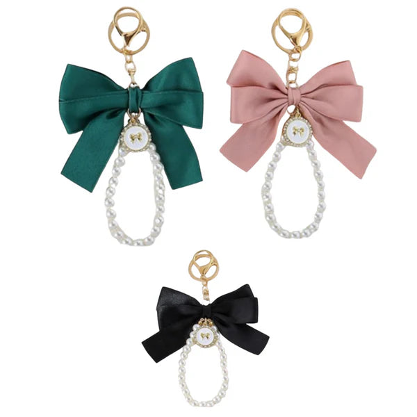 Bow Keychains Pearl (2 of each color)