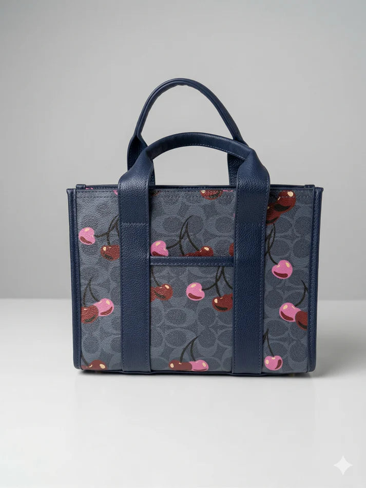 Blue Cherry Tote