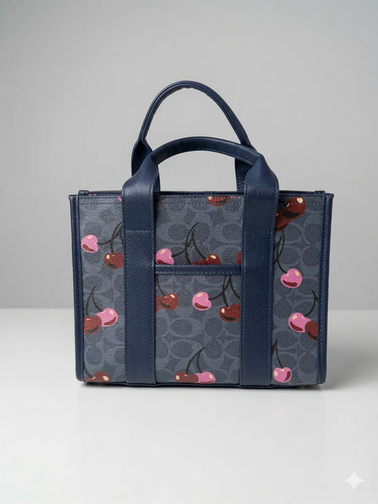 Blue Cherry Tote