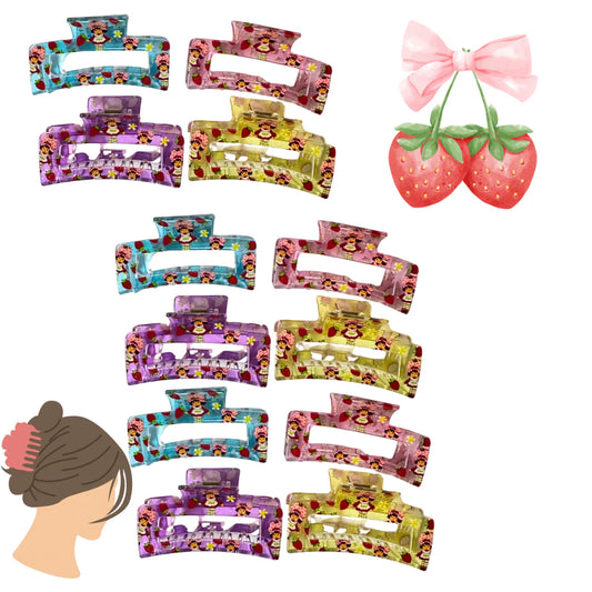 Strawberry Claw Clips
