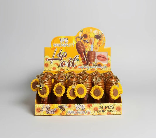 Honey Scented Lip Oil Keychains