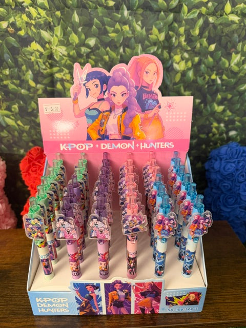 K Pop Demon Hunters Pens (Black Ink)