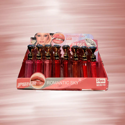 Diamond Top Moisturizing Glitter Gloss with Shimmer