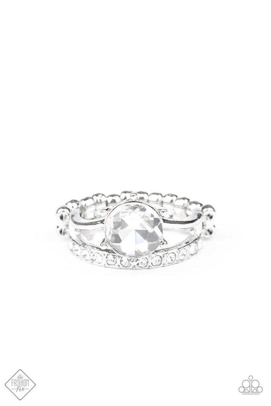 Center Stage Shimmer - White